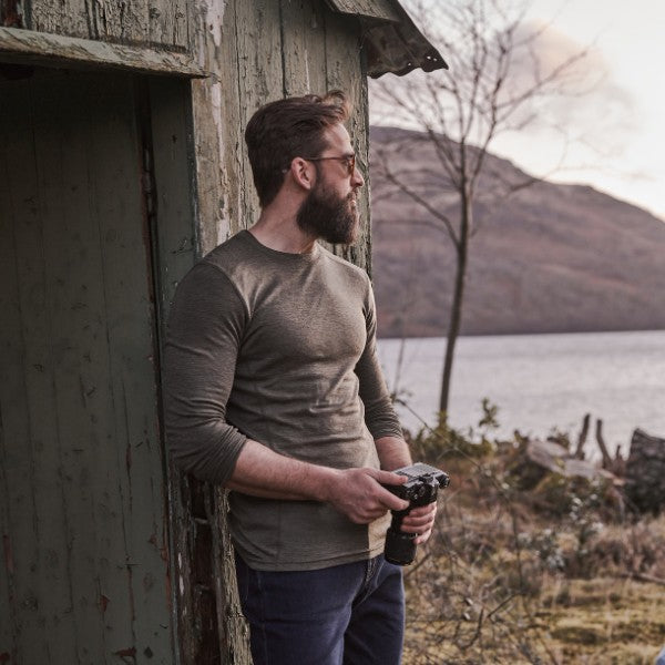 Hoggs of Fife 100% Merino Wool Base Layer Long Sleeve  | Cluny Country 