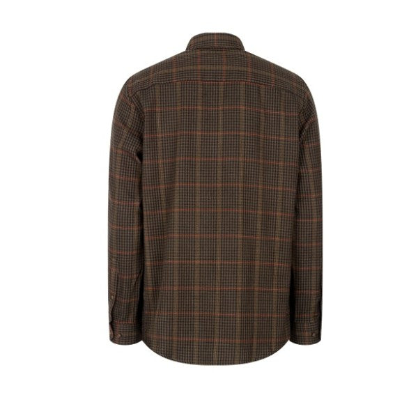 Hoggs of Fife Harris Cotton/Wool Check Shirt | Cluny Country 