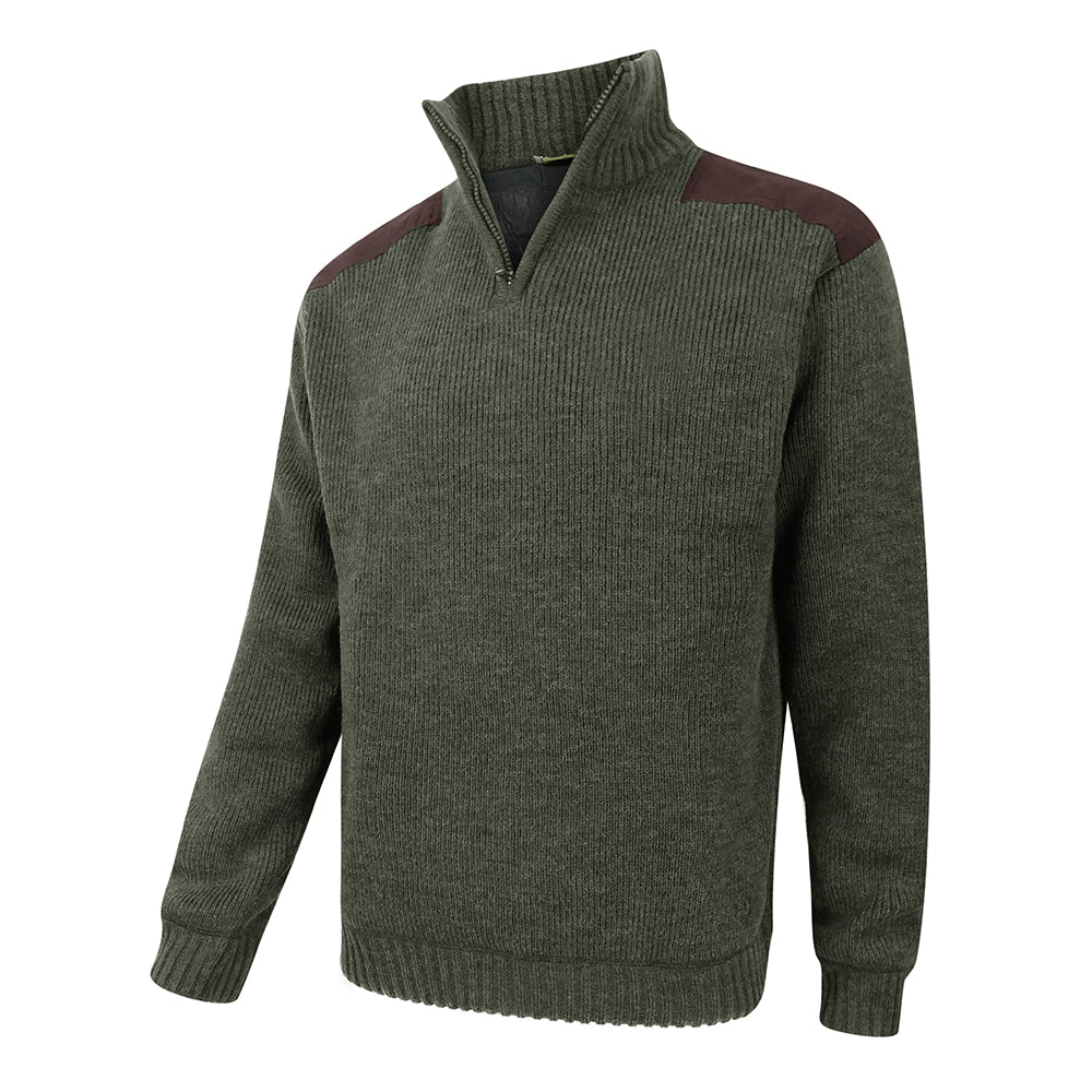 Hoggs of Fife Hebrides Zip Neck Windproof Pullover  | Cluny Country 