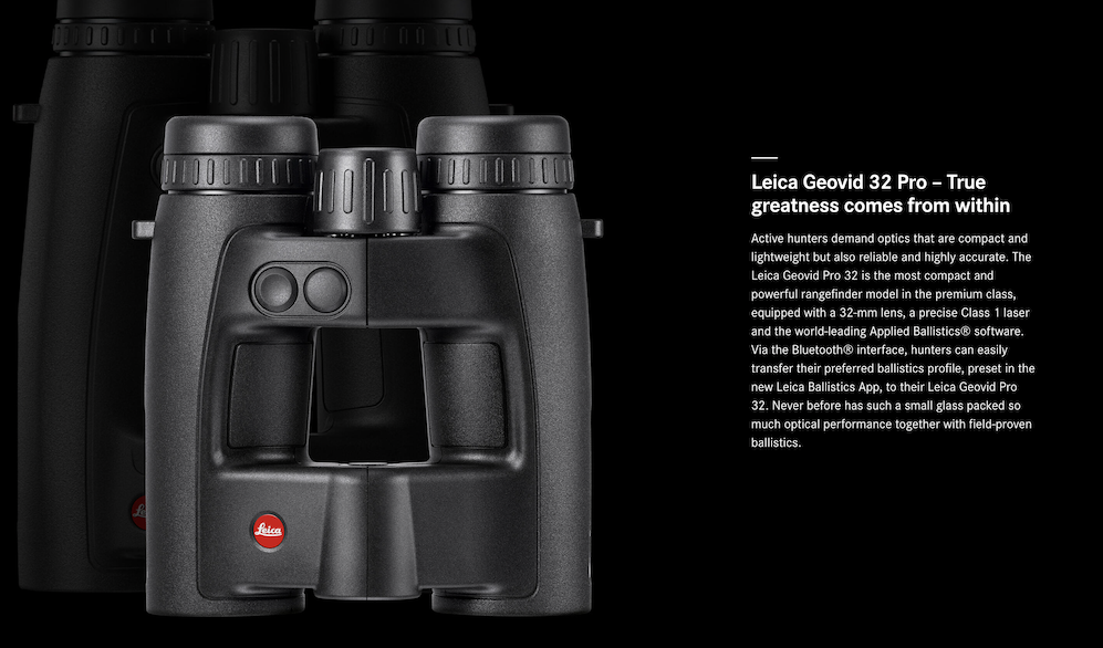 Leica Geovid Pro 8x32 Rangefinder Binoculars | Cluny Country 