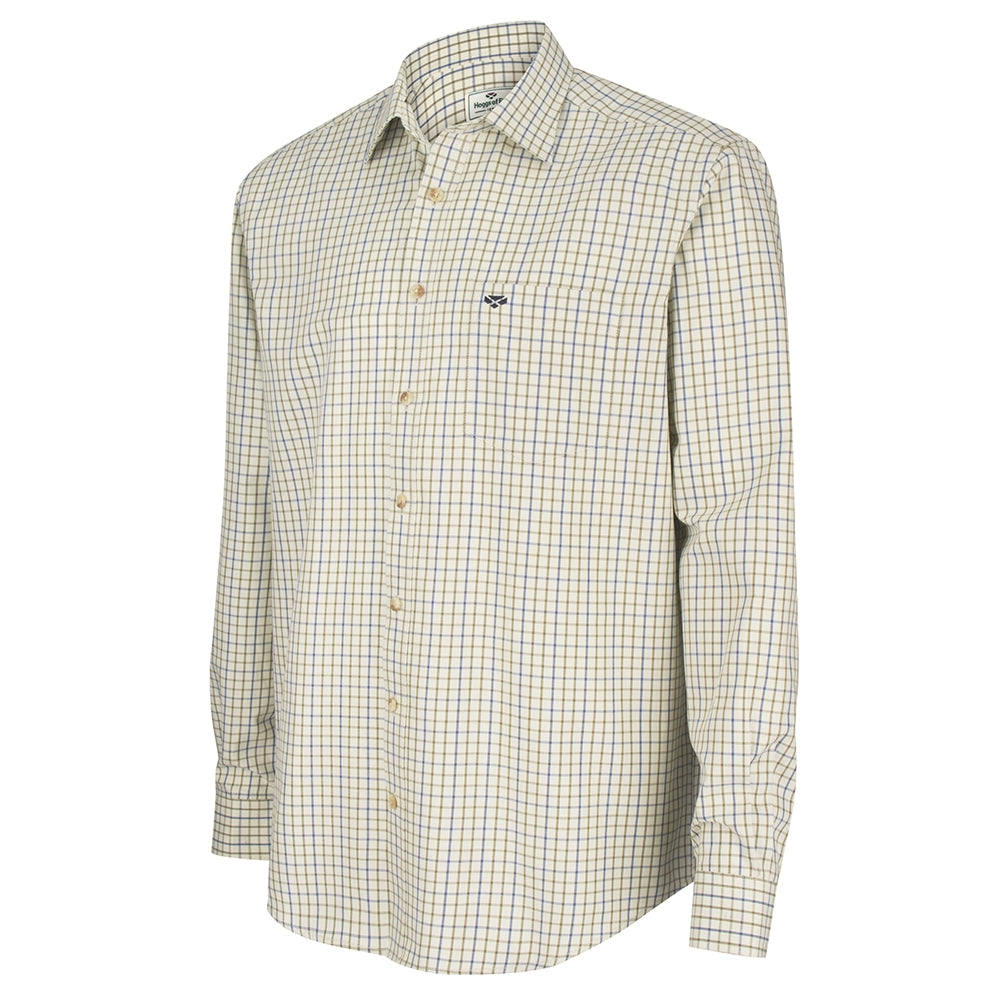 Hoggs of Fife Inverness Cotton Tattersall Shirt | Cluny Country 
